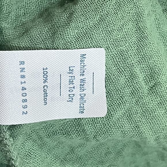 Marine Layer Jude Flutter Sleeve Dress Womens Medium Casual Flowy Green Jade - Picture 10 of 11